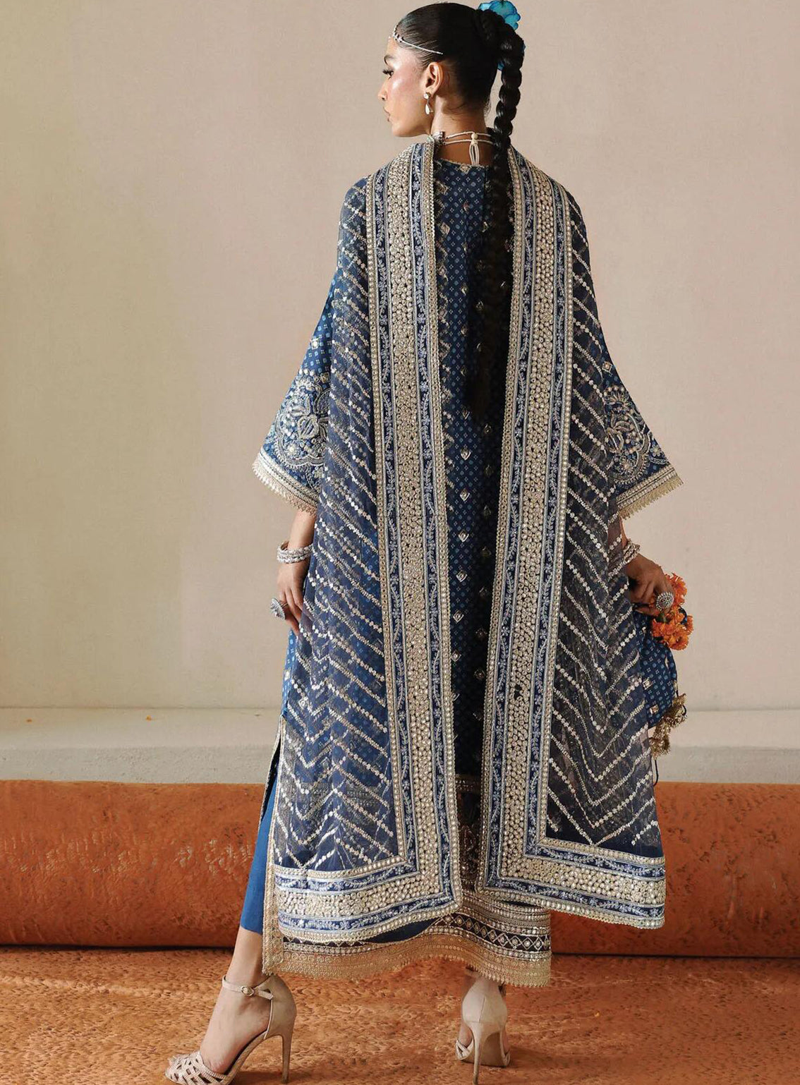 Shehnai By Afrozeh Embroidered Raw Silk Suits Unstitched 3 Piece - AF24SW AFS-24-10 RUKHSANA Shehnai By Afrozeh Embroidered Raw Silk Suits Unstitched 3 Piece - AF24SW AFS-24-10 RUKHSANA