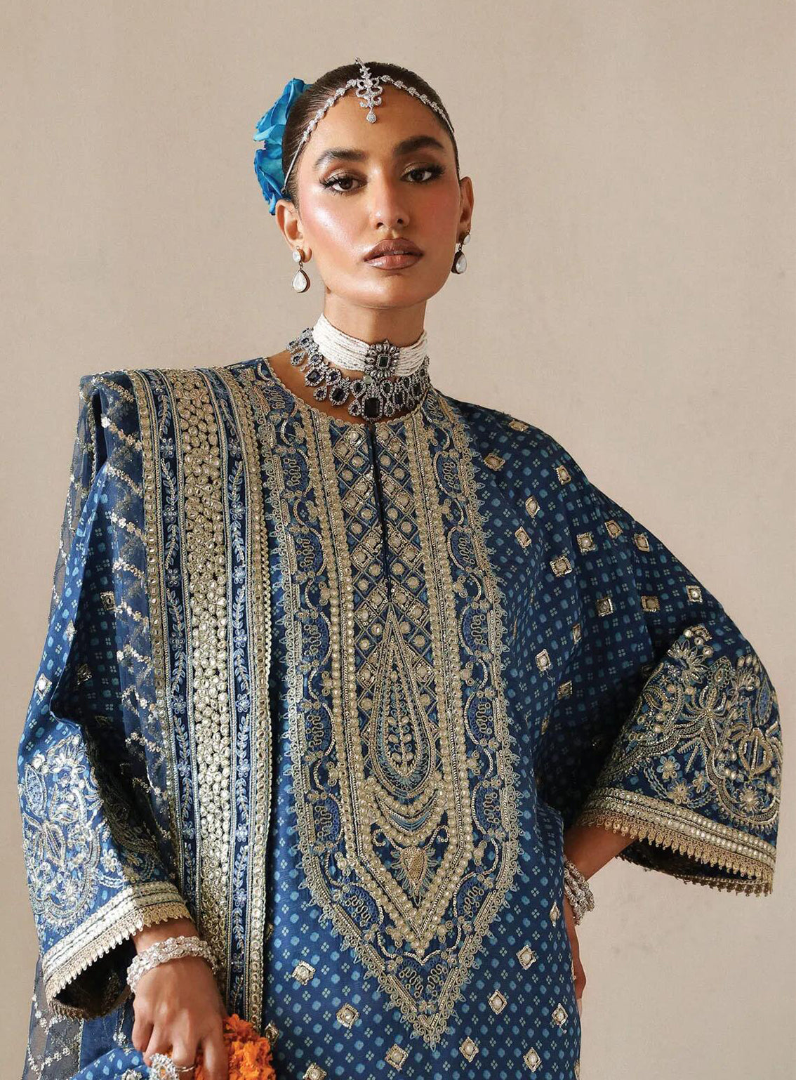 Shehnai By Afrozeh Embroidered Raw Silk Suits Unstitched 3 Piece - AF24SW AFS-24-10 RUKHSANA Shehnai By Afrozeh Embroidered Raw Silk Suits Unstitched 3 Piece - AF24SW AFS-24-10 RUKHSANA