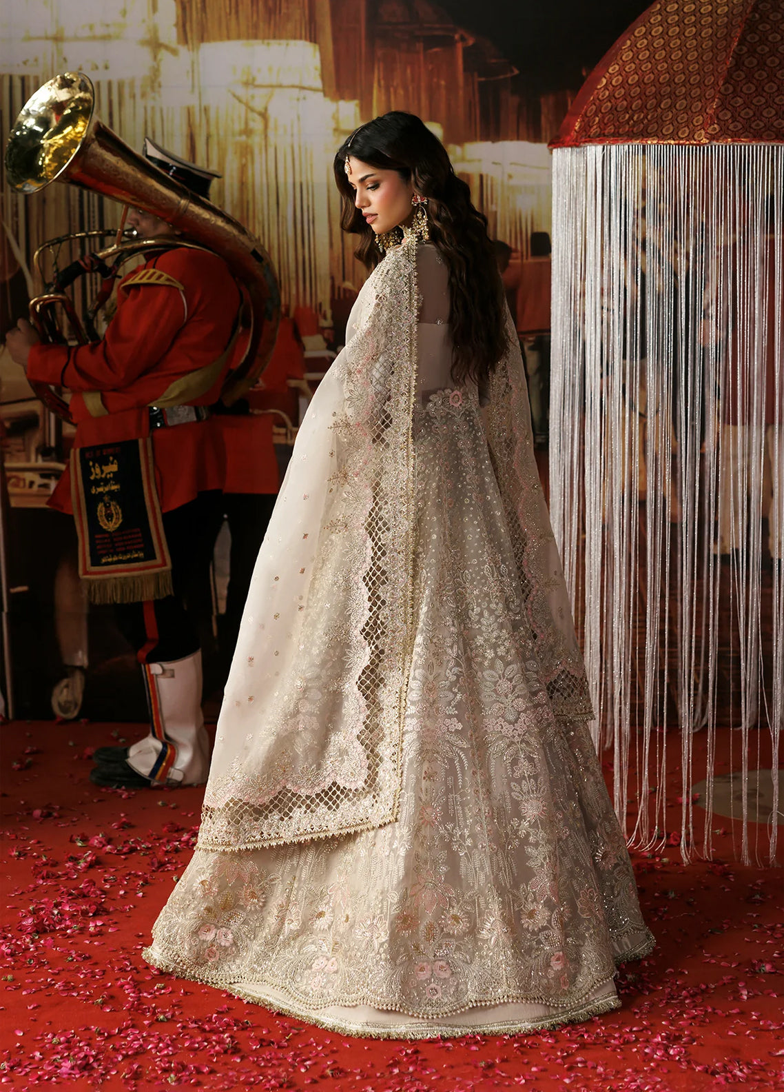 Shehnai By Afrozeh Embroidered Organza 3 Piece Unstitched Suit AF26SWF D-AFR-0156 MANNAT Shehnai By Afrozeh Embroidered Organza 3 Piece Unstitched Suit AF26SWF D-AFR-0156 MANNAT