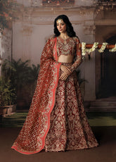 Shehnai By Afrozeh Embroidered Organza 3 Piece Unstitched Suit AF26SWF D-AFR-0157 RUKHSAN