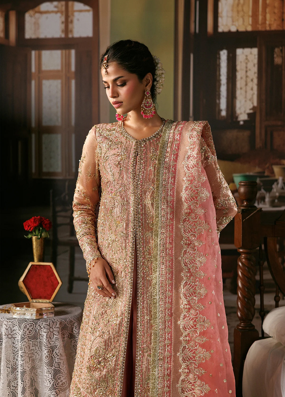 Shehnai By Afrozeh Embroidered Raw Silk 3 Piece Unstitched Suit AF26SWF D-AFR-0151 AABROO Shehnai By Afrozeh Embroidered Raw Silk 3 Piece Unstitched Suit AF26SWF D-AFR-0151 AABROO