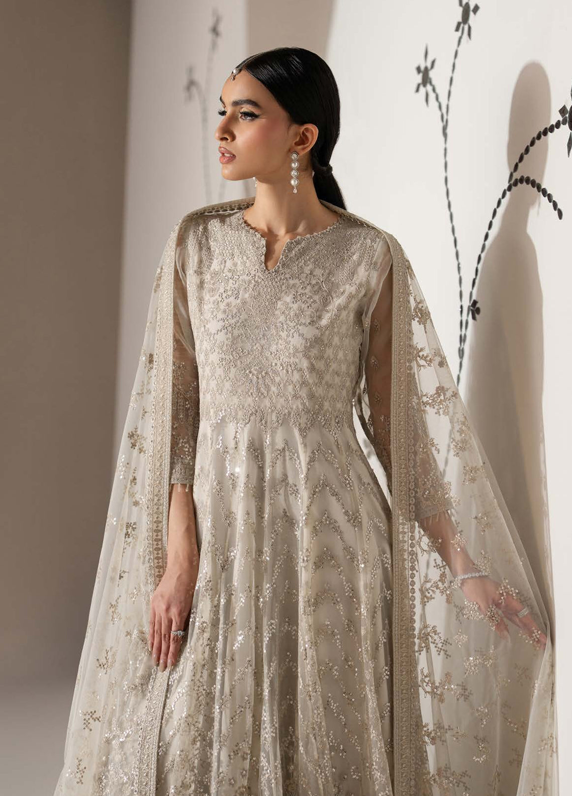 Shehnai By Lavish Premium Formal Embroidered Organza 3 Piece Unstitched Suit LP26SFL D-SH-01 NOORE Shehnai By Lavish Premium Formal Embroidered Organza 3 Piece Unstitched Suit LP26SFL D-SH-01 NOORE