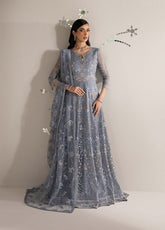 Shehnai By Lavish Premium Formal Embroidered Organza 3 Piece Unstitched Suit LP26SFL D-SH-04 AAB-E-NEEL