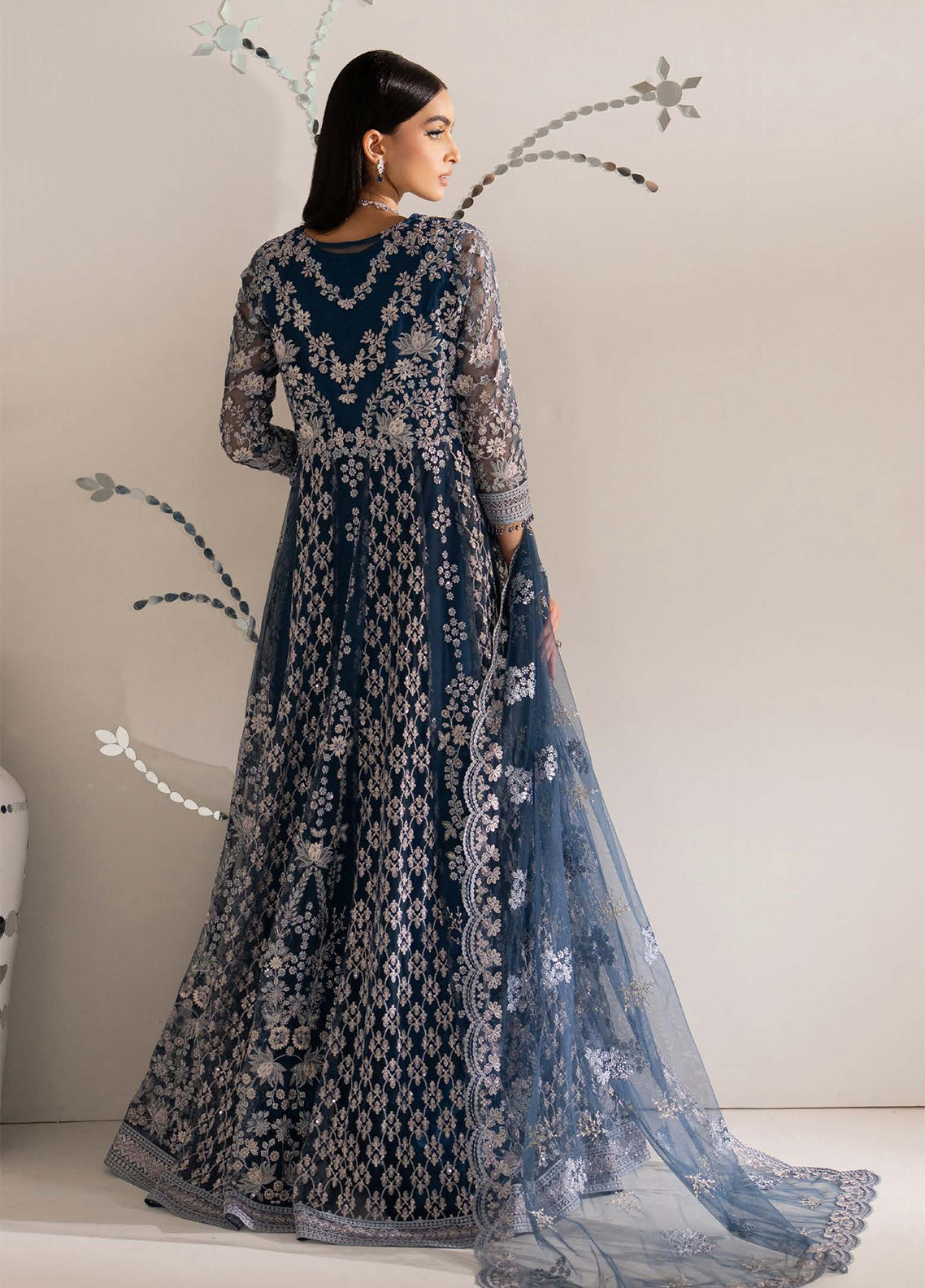 Shehnai By Lavish Premium Formal Embroidered Organza 3 Piece Unstitched Suit LP26SFL D-SH-05 ZAREEN Shehnai By Lavish Premium Formal Embroidered Organza 3 Piece Unstitched Suit LP26SFL D-SH-05 ZAREEN