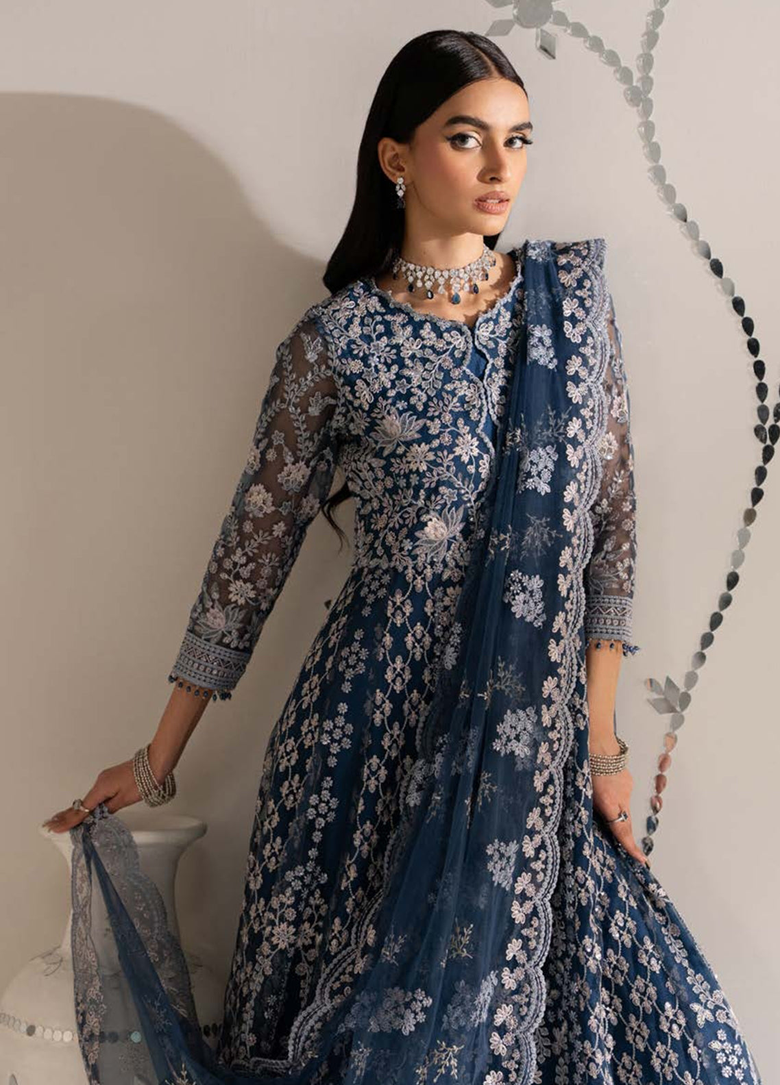 Shehnai By Lavish Premium Formal Embroidered Organza 3 Piece Unstitched Suit LP26SFL D-SH-05 ZAREEN Shehnai By Lavish Premium Formal Embroidered Organza 3 Piece Unstitched Suit LP26SFL D-SH-05 ZAREEN