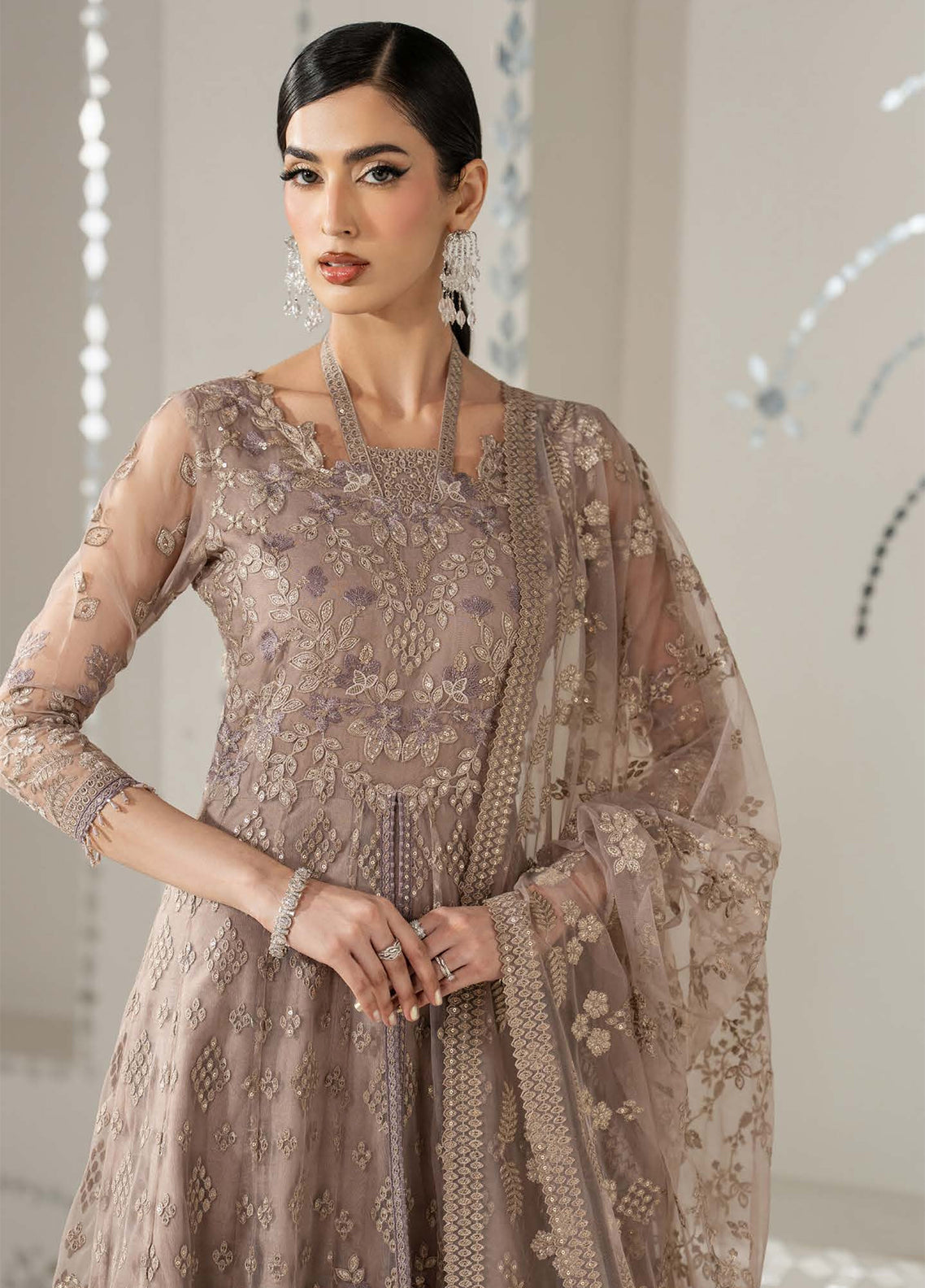 Shehnai By Lavish Premium Formal Embroidered Organza 3 Piece Unstitched Suit LP26SFL D-SH-07 MAHVEEN Shehnai By Lavish Premium Formal Embroidered Organza 3 Piece Unstitched Suit LP26SFL D-SH-07 MAHVEEN