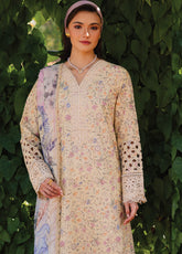 Shezlin By Aabyaan Chikankari Lawn 3 Piece Unstitched Suit ABY26SCEE D-AV-04 MEHERZAAD