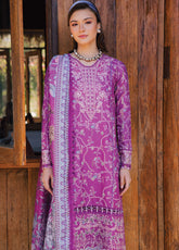 Shezlin By Aabyaan Chikankari Lawn 3 Piece Unstitched Suit ABY26SCEE D-AV-11 ZARQAA