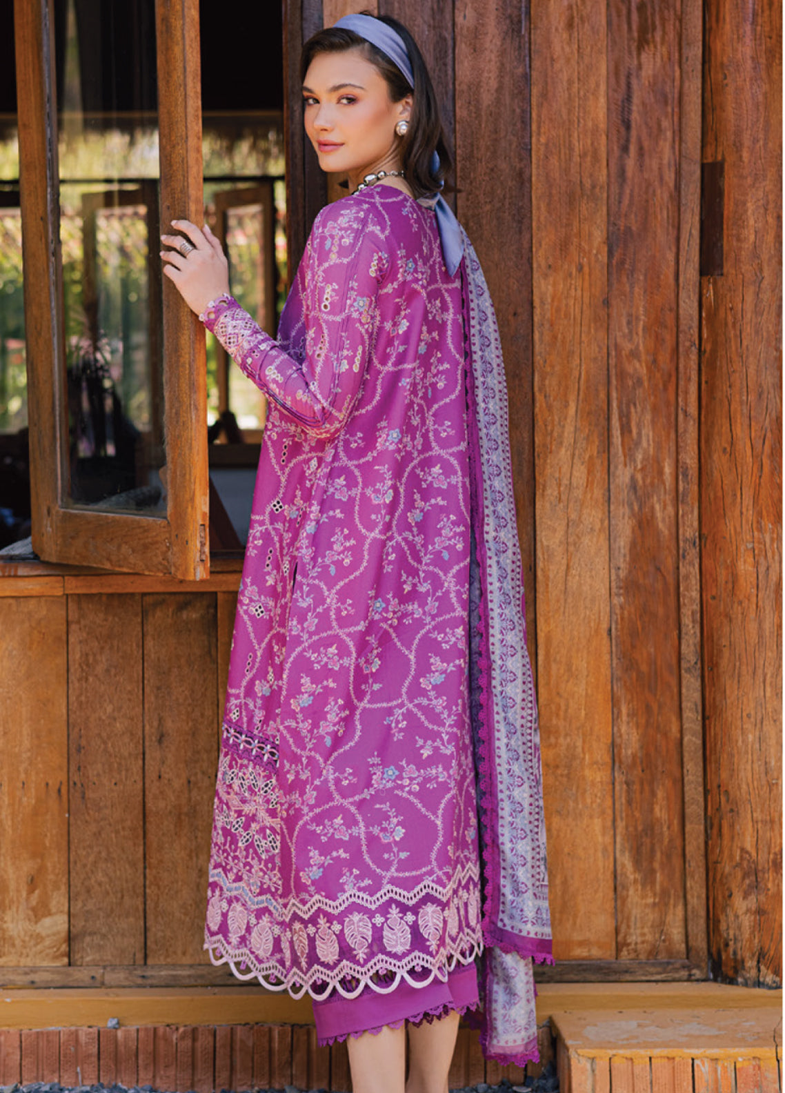 Shezlin By Aabyaan Chikankari Lawn 3 Piece Unstitched Suit ABY26SCEE D-AV-11 ZARQAA Shezlin By Aabyaan Chikankari Lawn 3 Piece Unstitched Suit ABY26SCEE D-AV-11 ZARQAA
