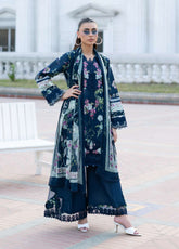Signature By Elaf Embroidered Lawn 3 Piece Unstitched Suit EF26SElV2 D-3A MARIEL