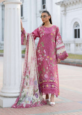Signature By Elaf Embroidered Lawn 3 Piece Unstitched Suit EF26SElV2 D-5B DELILAH