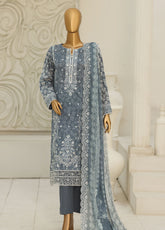 Signature By HZ Textile Premium Embroidered Lawn 3 Piece Unstitched Suit HZ26DEL D-PSE-1233