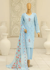 Signature By HZ Textile Premium Embroidered Lawn 3 Piece Unstitched Suit HZ26DEL D-PSE-1235