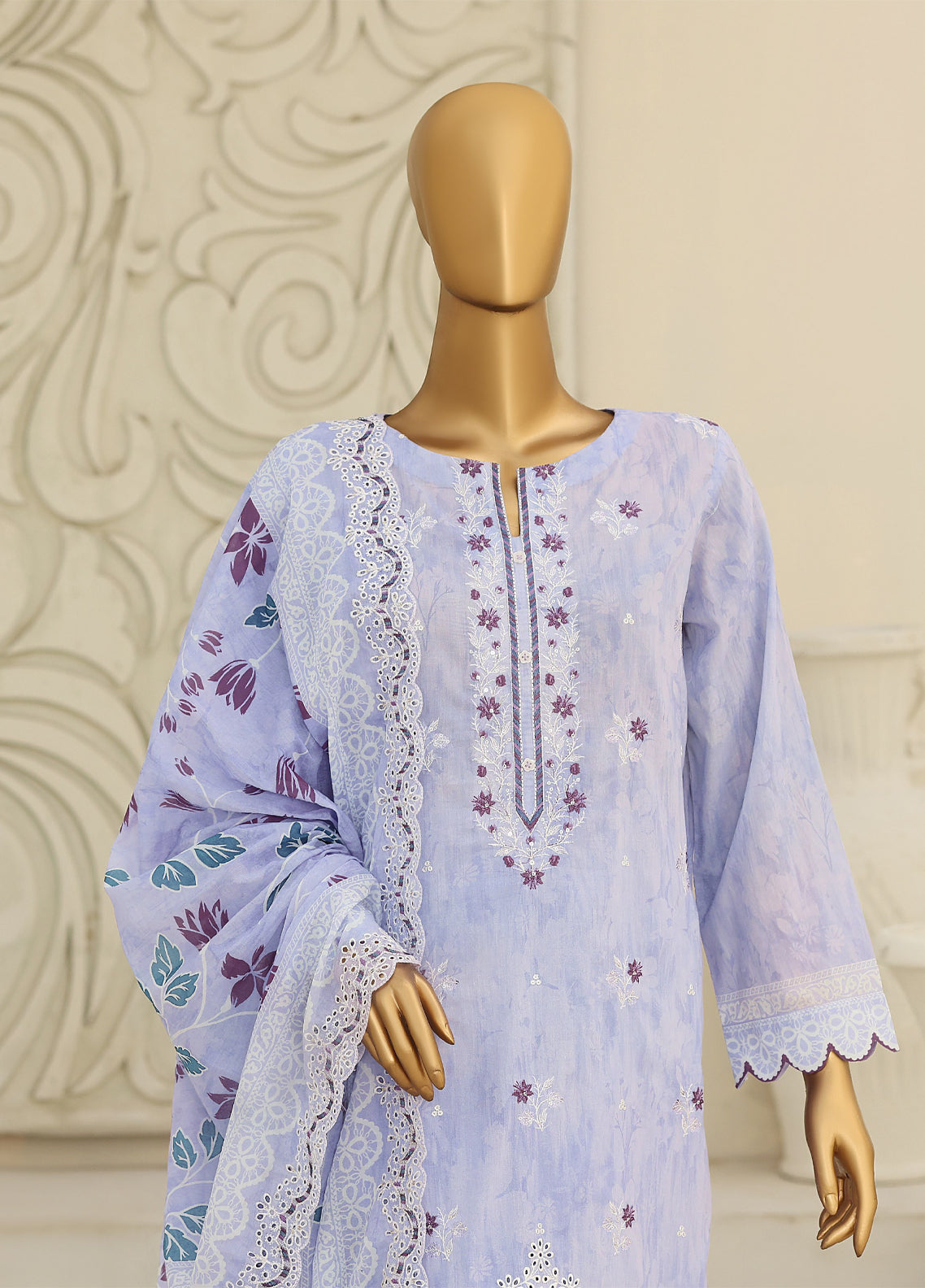 Signature By HZ Textile Premium Embroidered Lawn 3 Piece Unstitched Suit HZ26DEL D-PSE-1306 Signature By HZ Textile Premium Embroidered Lawn 3 Piece Unstitched Suit HZ26DEL D-PSE-1306