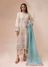 Signature By Zellbury Embroidered Lawn 3 Piece Unstitched Suit WUS26E30453