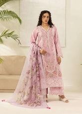 Signature By Zellbury Embroidered Lawn 3 Piece Unstitched Suit WUS26E30454