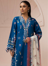Signature By Zellbury Embroidered Lawn 3 Piece Unstitched Suit WUS26E30455