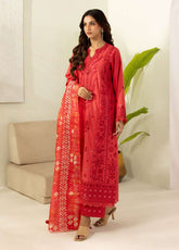 Signature By Zellbury Embroidered Lawn 3 Piece Unstitched Suit WUS26E30510
