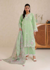 Signature By Zellbury Embroidered Lawn 3 Piece Unstitched Suit WUS26E30585