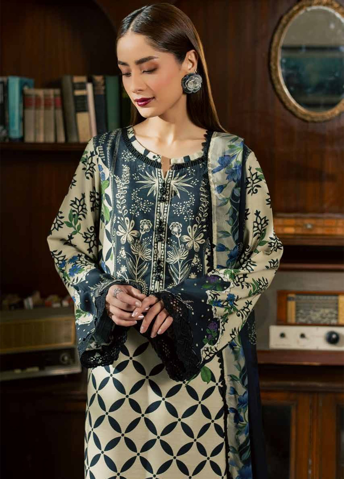 Signature Prints By Nureh Printed Slub Viscose 3 Piece Unstitched Suit NU26SPPSV D-SP-209 Signature Prints By Nureh Printed Slub Viscose 3 Piece Unstitched Suit NU26SPPSV D-SP-209