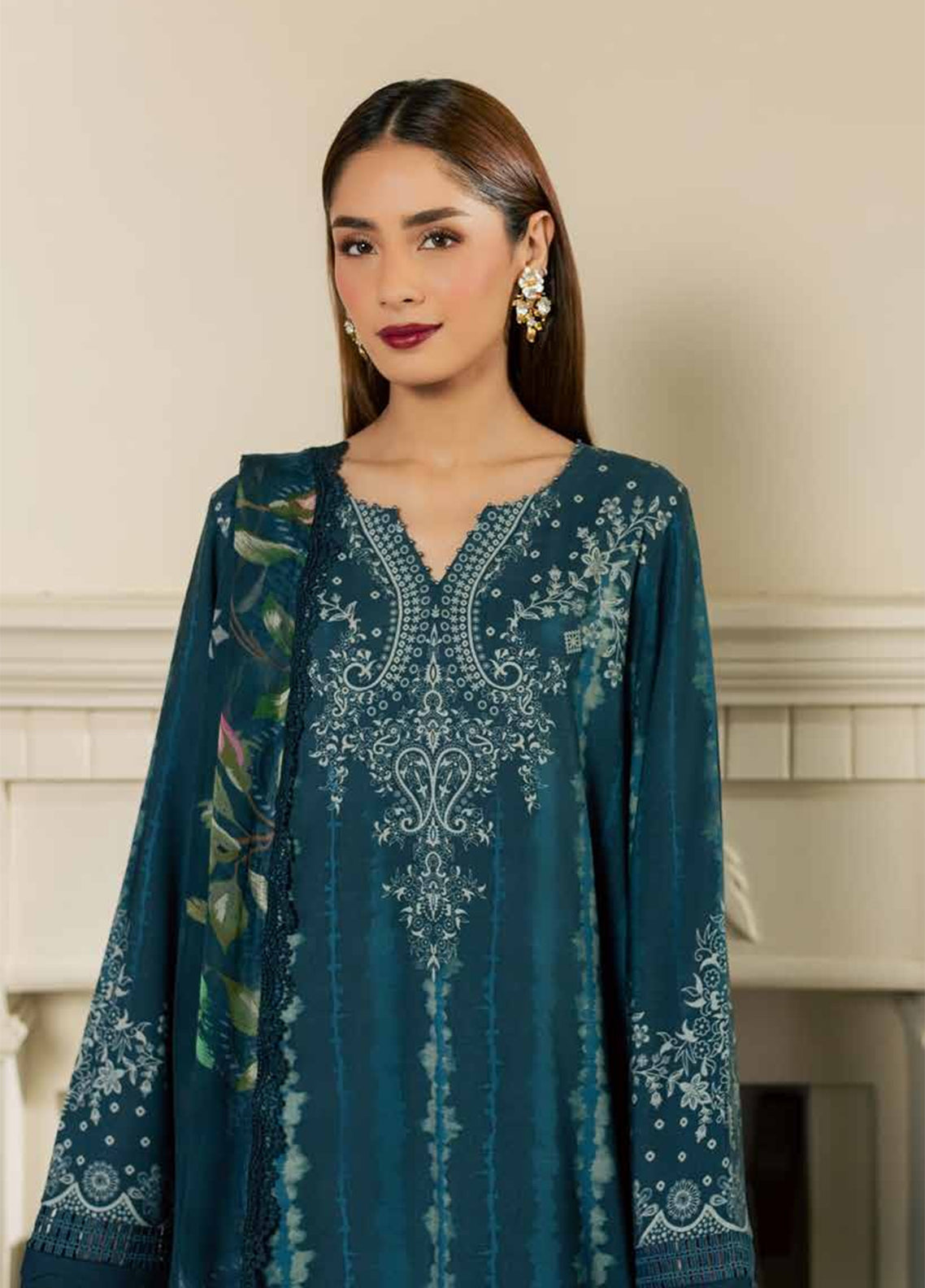 Signature Prints By Nureh Printed Slub Viscose 3 Piece Unstitched Suit NU26SPPSV D-SP-210 Signature Prints By Nureh Printed Slub Viscose 3 Piece Unstitched Suit NU26SPPSV D-SP-210