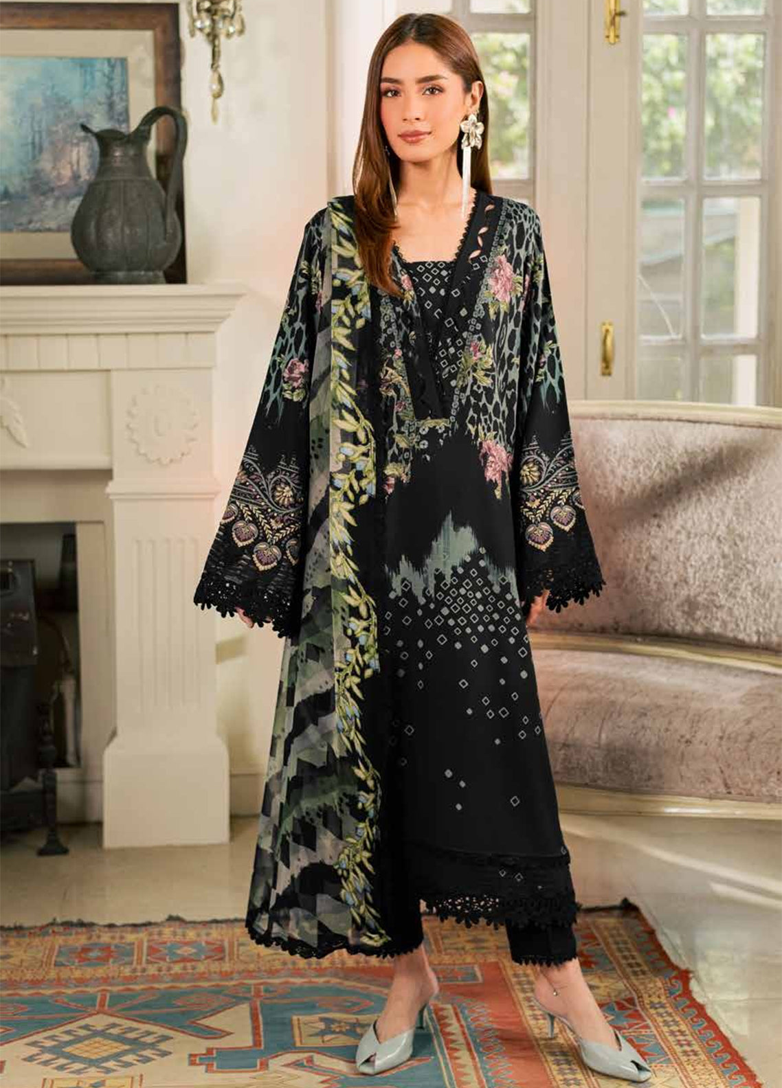 Signature Prints By Nureh Printed Slub Viscose 3 Piece Unstitched Suit NU26SPPSV D-SP-213 Signature Prints By Nureh Printed Slub Viscose 3 Piece Unstitched Suit NU26SPPSV D-SP-213