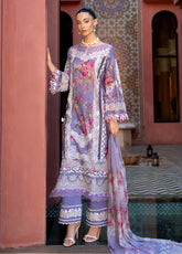 Signature by Elaf Embroidered Lawn Suits Unstitched 3 Piece - EF25EL 2A SAVANNAH