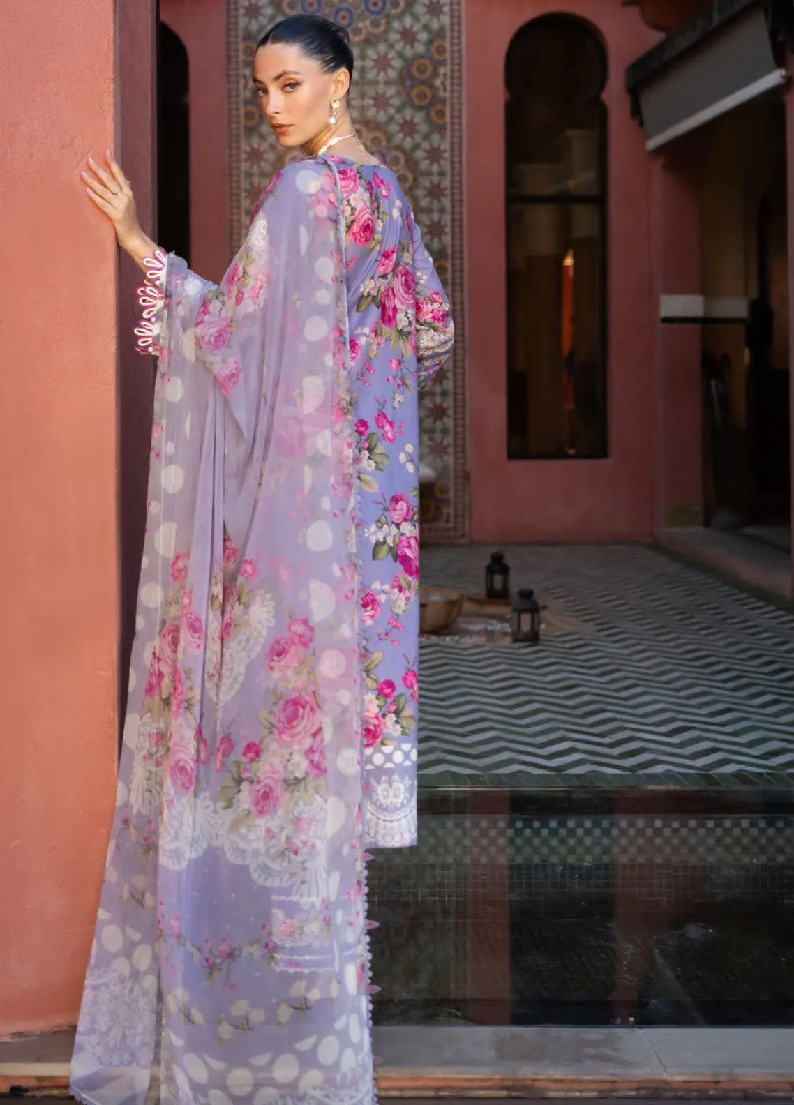 Signature by Elaf Embroidered Lawn Suits Unstitched 3 Piece - EF25EL 2A SAVANNAH Signature by Elaf Embroidered Lawn Suits Unstitched 3 Piece - EF25EL 2A SAVANNAH