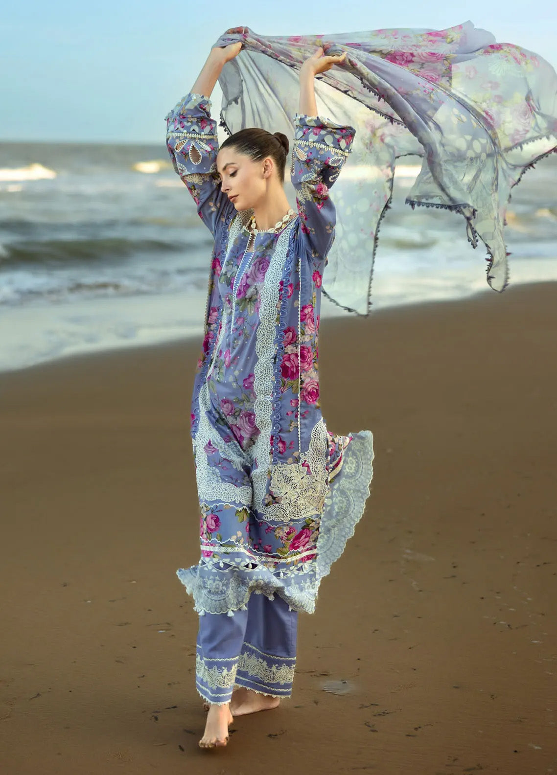 Signature by Elaf Embroidered Lawn Suits Unstitched 3 Piece - EF25EL 2A SAVANNAH Signature by Elaf Embroidered Lawn Suits Unstitched 3 Piece - EF25EL 2A SAVANNAH