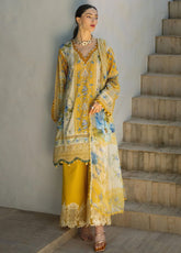 Signature by Elaf Embroidered Lawn Suits Unstitched 3 Piece - EF25EL 3B SUNGLOW