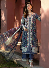 Signature by Elaf Embroidered Lawn Suits Unstitched 3 Piece - EF25EL 4A SYLVIE