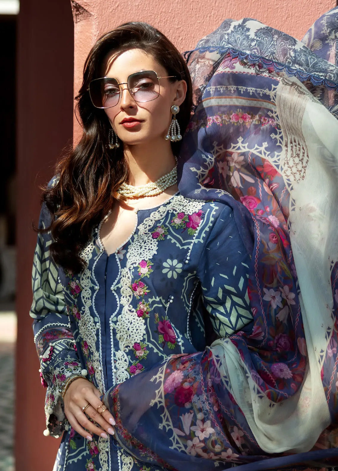 Signature by Elaf Embroidered Lawn Suits Unstitched 3 Piece - EF25EL 4A SYLVIE Signature by Elaf Embroidered Lawn Suits Unstitched 3 Piece - EF25EL 4A SYLVIE