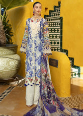Signature by Elaf Embroidered Lawn Suits Unstitched 3 Piece - EF25EL 5B SERENE