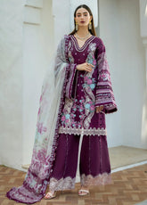 Signature by Elaf Embroidered Lawn Suits Unstitched 3 Piece - EF25EL 6B AZOTIC