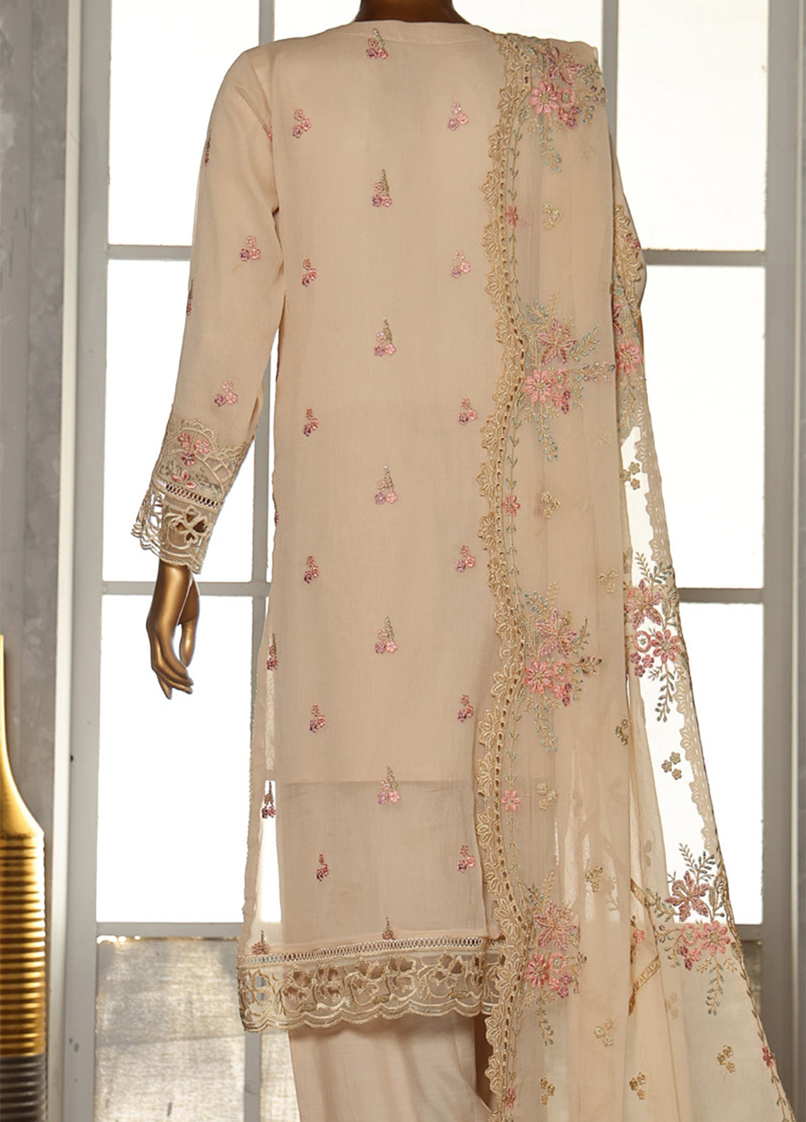 Silhouette Stories By Schick Formals Embroidered Chiffon 3 Piece Stitched Suit SDH26SS D-FEC-02 Silhouette Stories By Schick Formals Embroidered Chiffon 3 Piece Stitched Suit SDH26SS D-FEC-02