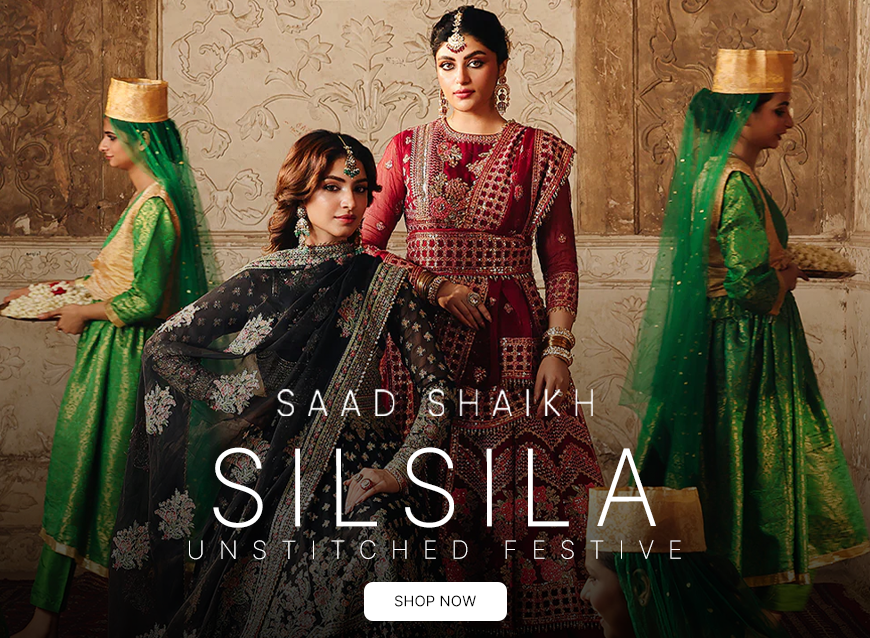 Silsila By Saad Shaikh X Meeral Festive Unstitched Collection 2025 Royal Fashion