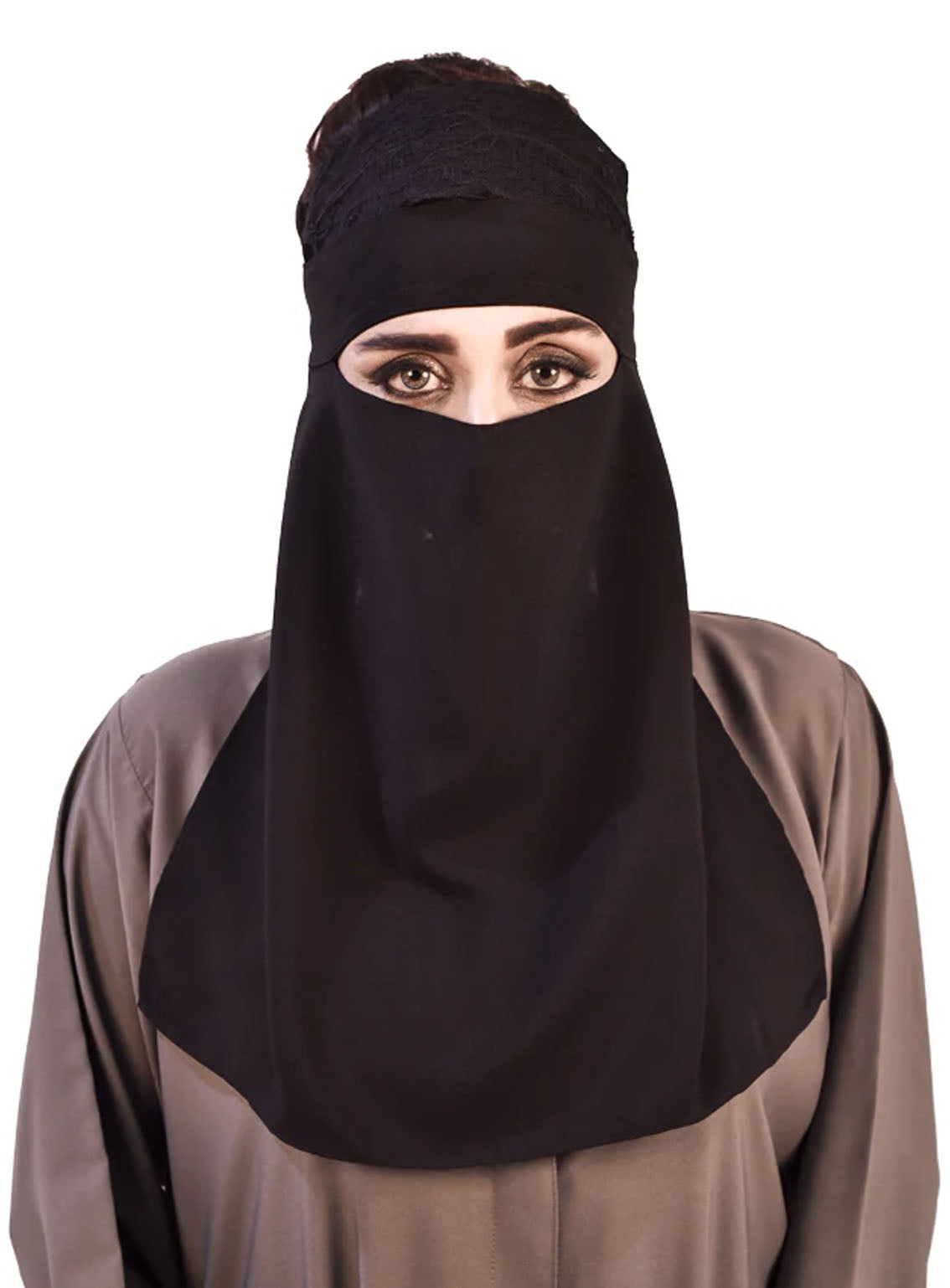 Single Layer Face Cover (Naqab) By Hijab ul Hareem - HH24FC 05 Single Layer Face Cover (Naqab) By Hijab ul Hareem - HH24FC 05