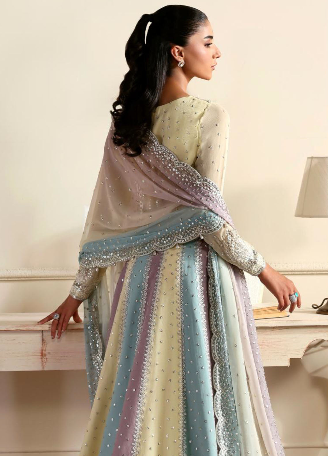 Siraya By Zarif Formal Embroidered Chiffon 3 Piece Unstitched Suit ZF26SPF D-ZR-SYA-01 SONAL Siraya By Zarif Formal Embroidered Chiffon 3 Piece Unstitched Suit ZF26SPF D-ZR-SYA-01 SONAL