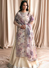 Siraya By Zarif Formal Embroidered Organza 3 Piece Unstitched Suit ZF26SPF D-ZR-SYA-07 GAJRA