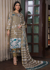 Sitara Gold By Schick Embroidered Lawn Unstitched 3 Piece Suit - SDH24SG 02