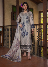 Sitara Gold By Schick Embroidered Lawn Unstitched 3 Piece Suit - SDH24SG 08