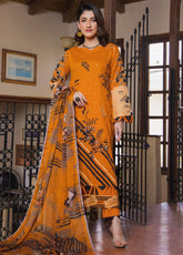 Sitara Gold By Schick Embroidered Lawn Unstitched 3 Piece Suit - SDH24SG 10