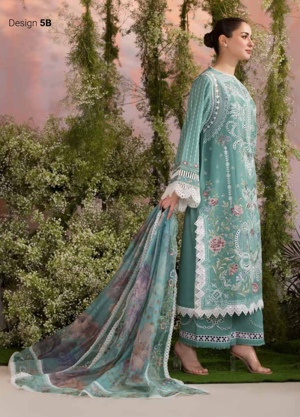 Sobia Nazir Embroidered Lawn Suits Unstitched 3 Piece - SN25LL 5B Sobia Nazir Embroidered Lawn Suits Unstitched 3 Piece - SN25LL 5B