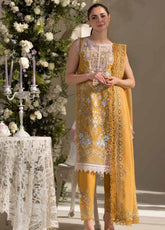 Sobia Nazir Embroidered Lawn Suits Unstitched 3 Piece - SN25LL 6B