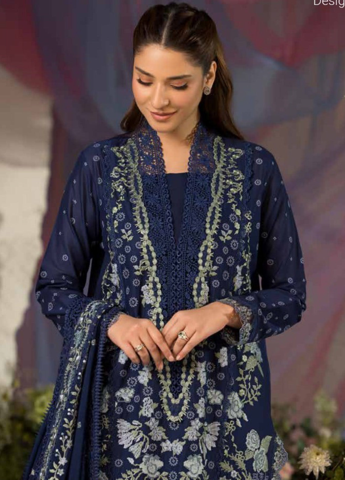 Sobia Nazir Embroidered Lawn Suits Unstitched 3 Piece - SN25LL 8A Sobia Nazir Embroidered Lawn Suits Unstitched 3 Piece - SN25LL 8A