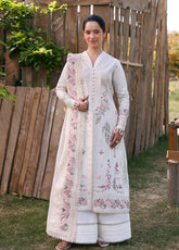Soiree By Zarposh Luxury Embroidered Lawn 3 Piece Unstitched Suit ZP26SS D-ELVIAN