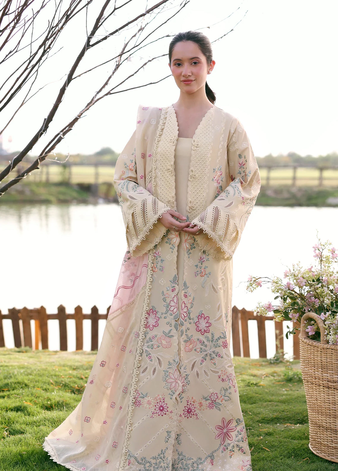 Soiree By Zarposh Luxury Embroidered Lawn 3 Piece Unstitched Suit ZP26SS D-ISMERA Soiree By Zarposh Luxury Embroidered Lawn 3 Piece Unstitched Suit ZP26SS D-ISMERA