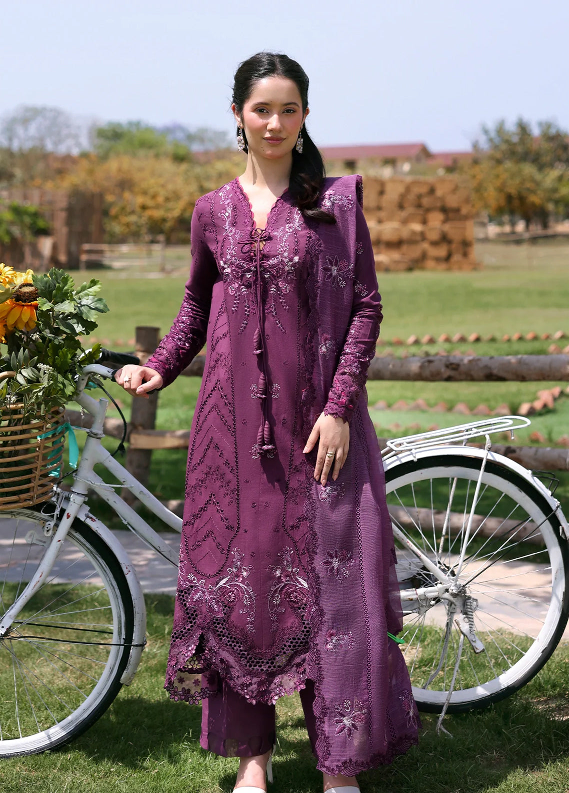 Soiree By Zarposh Luxury Embroidered Lawn 3 Piece Unstitched Suit ZP26SS D-ORIEN Soiree By Zarposh Luxury Embroidered Lawn 3 Piece Unstitched Suit ZP26SS D-ORIEN