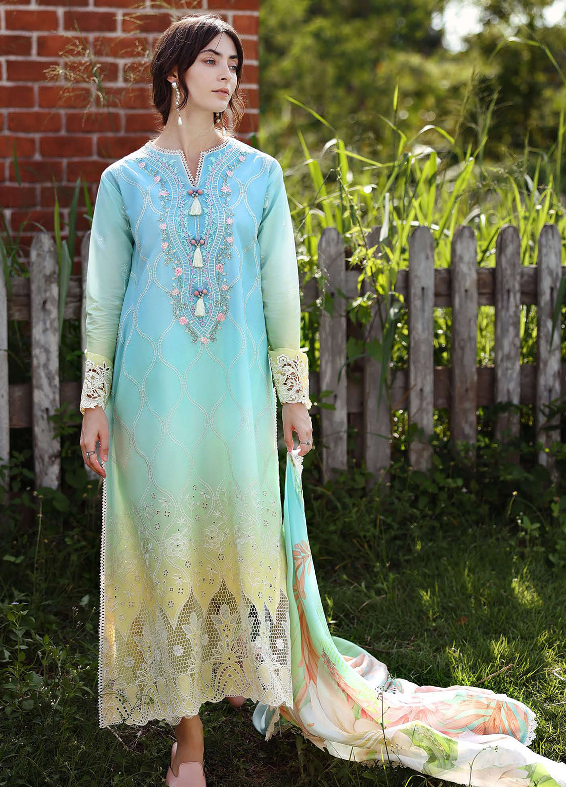 Solace Ombre By Mushq Chikankari Lawn 3 Piece Unstitched Suit MQ26SOC D-02 ETHEREAL PAUSE Solace Ombre By Mushq Chikankari Lawn 3 Piece Unstitched Suit MQ26SOC D-02 ETHEREAL PAUSE