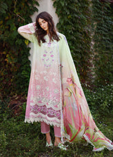 Solace Ombre By Mushq Chikankari Lawn 3 Piece Unstitched Suit MQ26SOC D-04 PETAL PULL